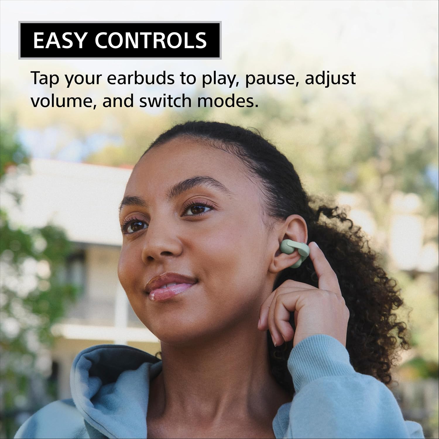 Sony LinkBuds Clip Open-Ear Truly Wireless Earbuds, Comfortable & Secure Fit, Lightweight Clip-On Design, Touch Controls, Ambient Sound Awareness, Water Resistant, Up to 37 Hrs of Playback, Lavender