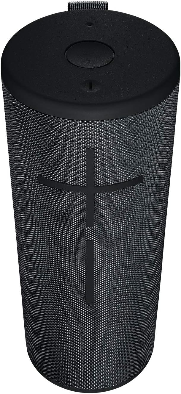 Ultimate Ears MEGABOOM 3 Wireless Portable Waterproof Bluetooth Speaker, 2 Pack with 360 Degree Sound, Party UP Mode with 1 PowerUp Charging Dock and 2 Signature Series Cases and Microfiber Cloths