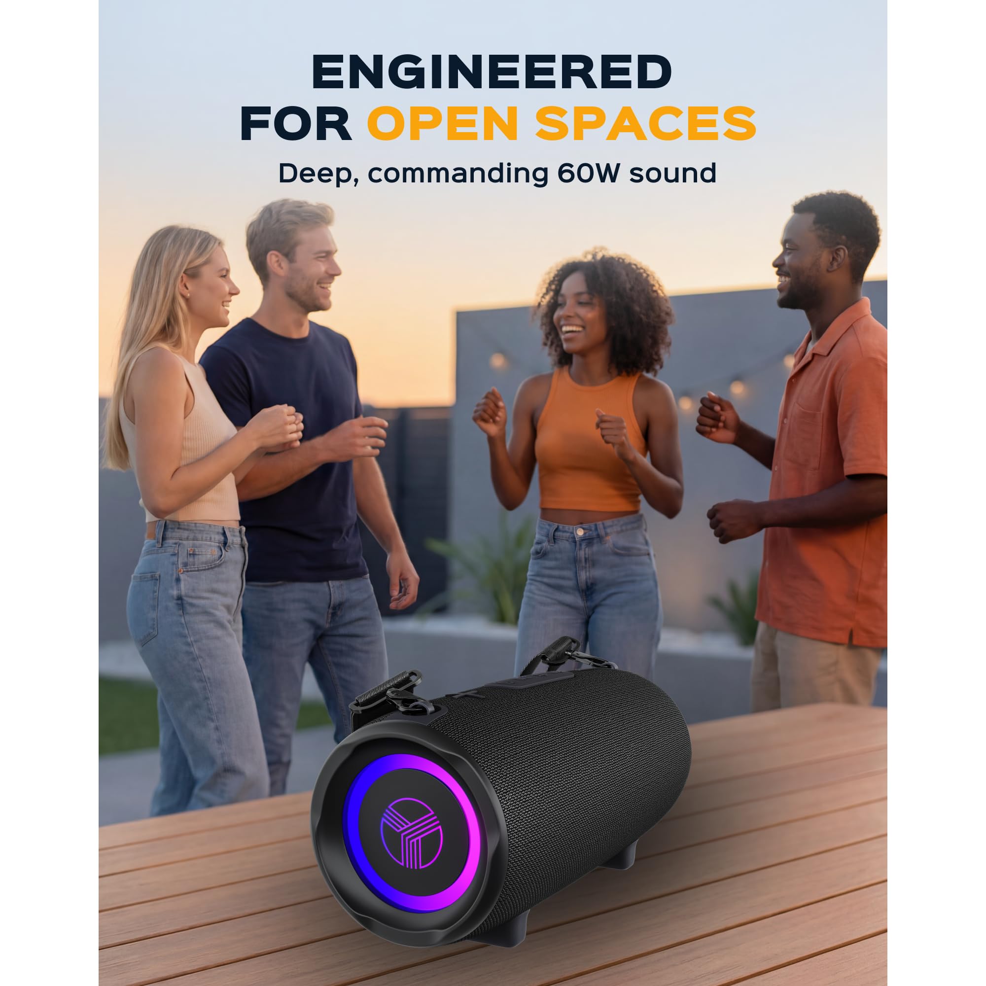 Sony ULT Field 3 Wireless Portable Bluetooth Speaker, IP67 Waterproof, Dustproof, Rustproof, and Shockproof with Enhanced Bass, 24 Hour Battery and Shoulder Strap (SRSULT30H), Forest Gray