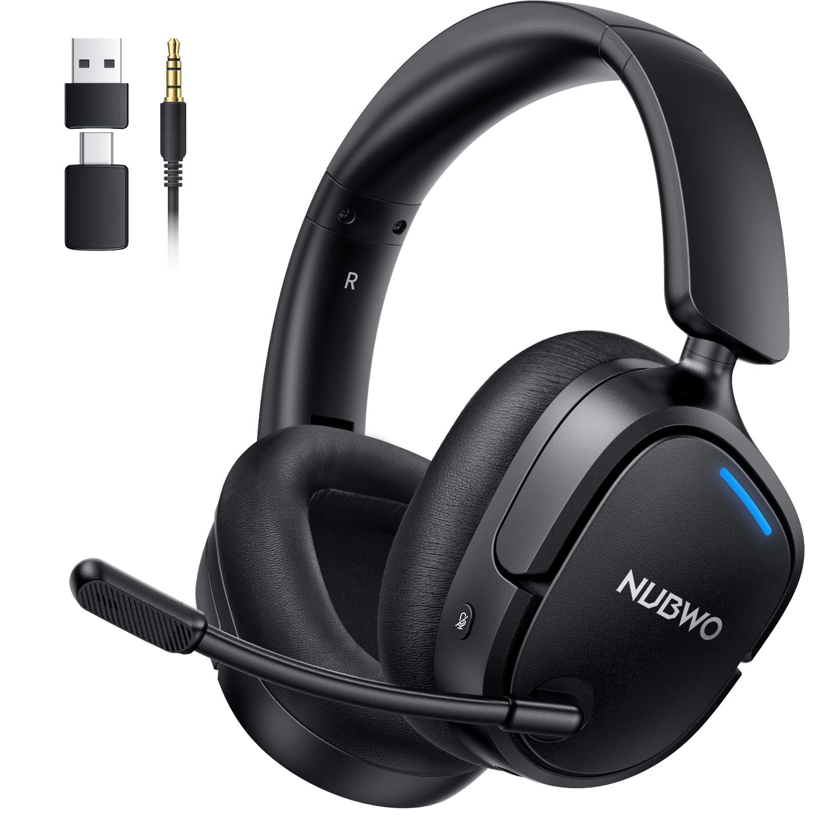 Sony INZONE H9 II Wireless Noise Canceling Gaming Headset, WH-1000XM6 Drivers, Lightweight, Detachable Cardioid AI Mic, 2.4GHz and Bluetooth, Soft Case, for PC, PS5, Switch, and Mobile, Black