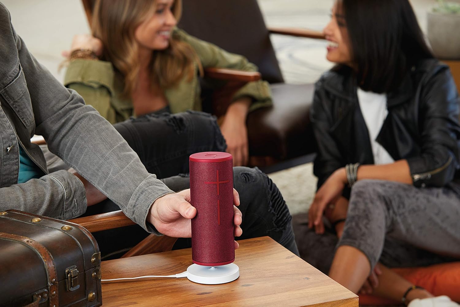 Ultimate Ears MEGABOOM 3 Wireless Portable Waterproof Bluetooth Speaker, 2 Pack with 360 Degree Sound, Party UP Mode with 1 PowerUp Charging Dock and 2 Signature Series Cases and Microfiber Cloths