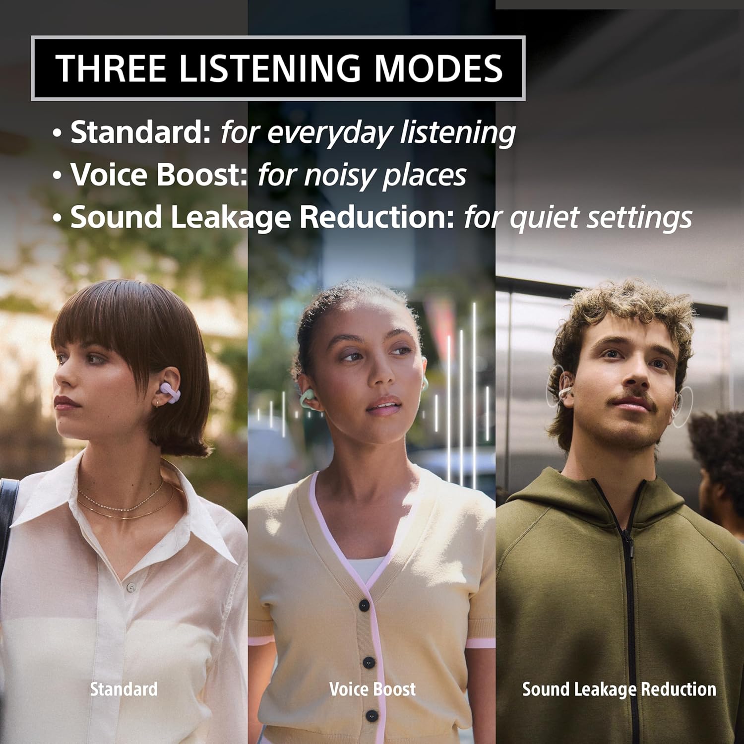 Sony LinkBuds Clip Open-Ear Truly Wireless Earbuds, Comfortable & Secure Fit, Lightweight Clip-On Design, Touch Controls, Ambient Sound Awareness, Water Resistant, Up to 37 Hrs of Playback, Lavender